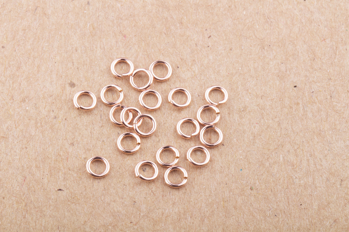 3.5mm 22 gauge Jump Rings in Sterling Silver, Gold Filled, Rose Gold Filled, Permanent Jewelry, Permanent Chains, Set of 50, 100 Pieces