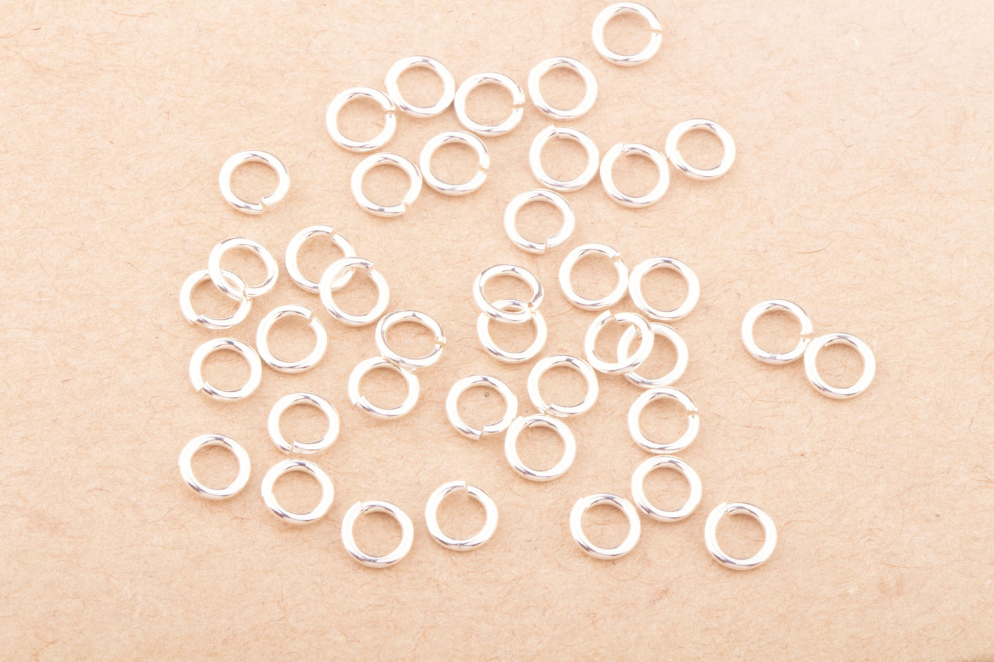 5mm 19 gauge Jump Rings in Sterling Silver, Gold Filled, Permanent Jewelry, Permanent Chains, Set of 50, 100 Pieces