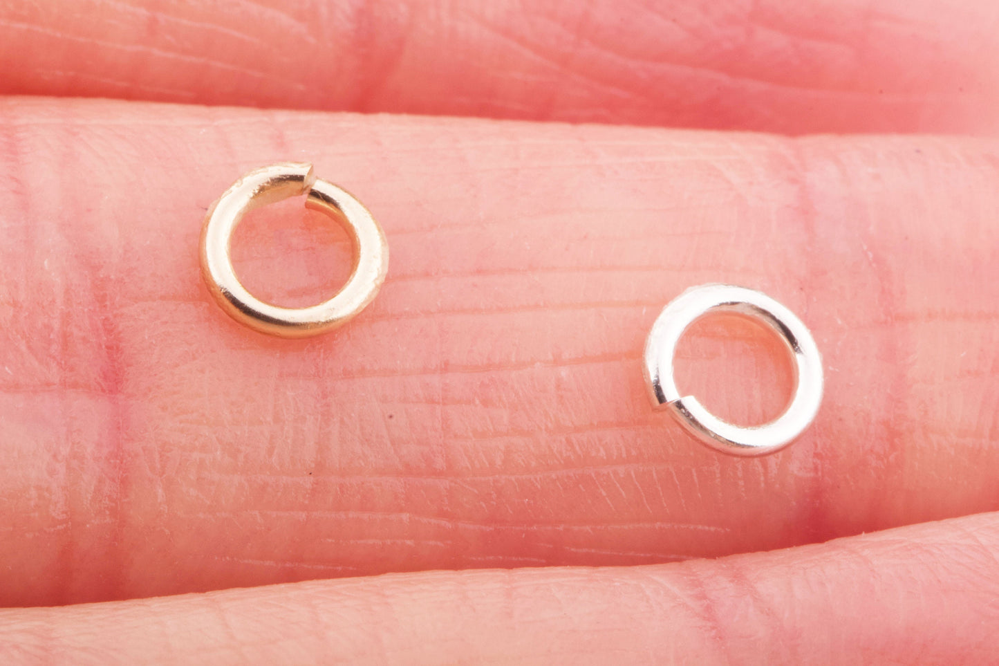 5mm 19 gauge Jump Rings in Sterling Silver, Gold Filled, Permanent Jewelry, Permanent Chains, Set of 50, 100 Pieces