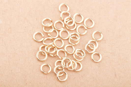 5mm 19 gauge Jump Rings in Sterling Silver, Gold Filled, Permanent Jewelry, Permanent Chains, Set of 50, 100 Pieces