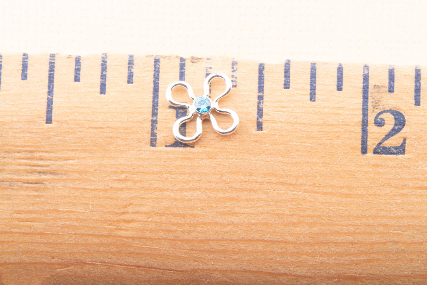 Sterling Silver CZ Flower Daisy Or Cross Thick Wire Link Connector Supply, For Permanent Jewelry, Bracelet, Necklace, Wire Daisy Connectors