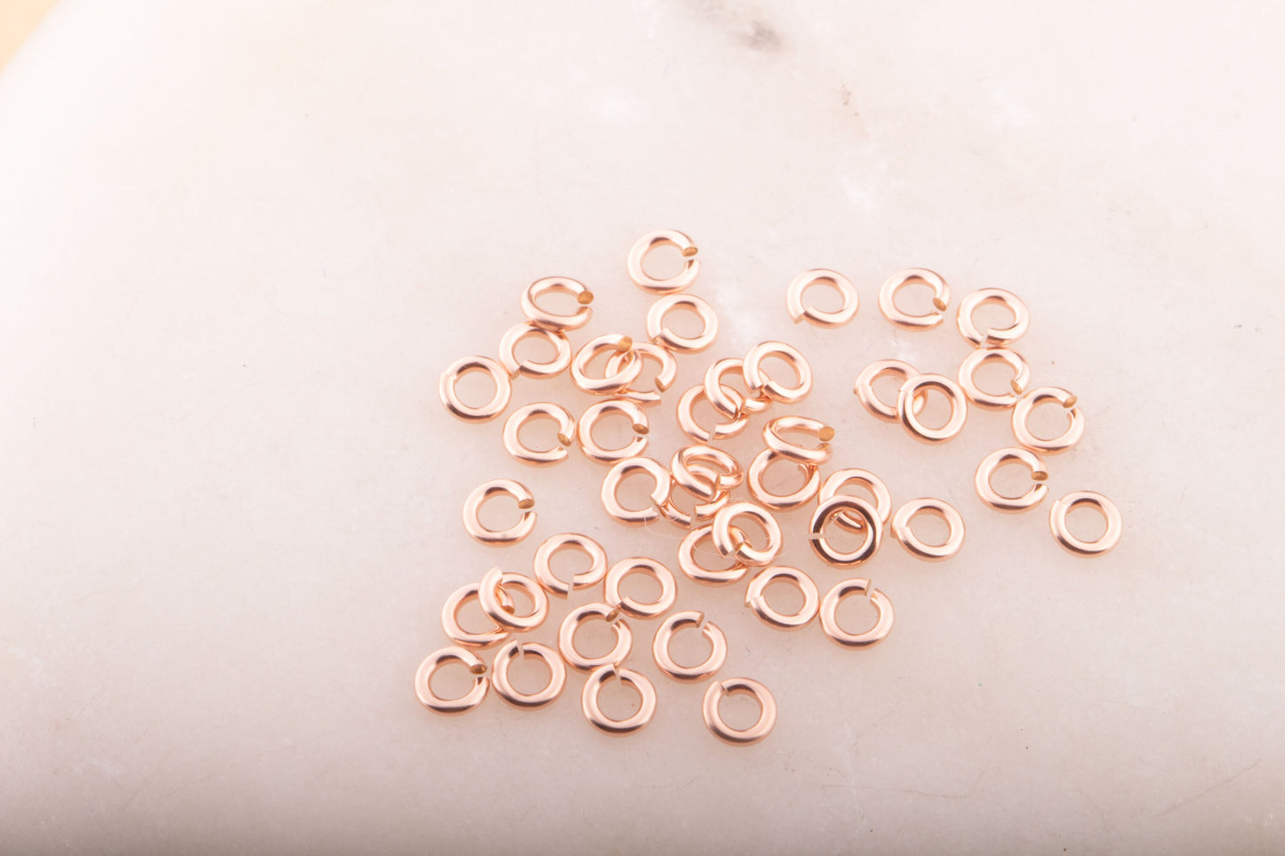 Tiny 2.8mm 22 gauge Open Jump Rings, Wholesale Jewelry, For Permanent Jewelry, USA made, In Sterling Silver, Gold Filled, Rose Gold Filled